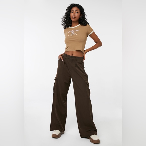 NWT Brown Cargo Pants - Picture 1 of 5